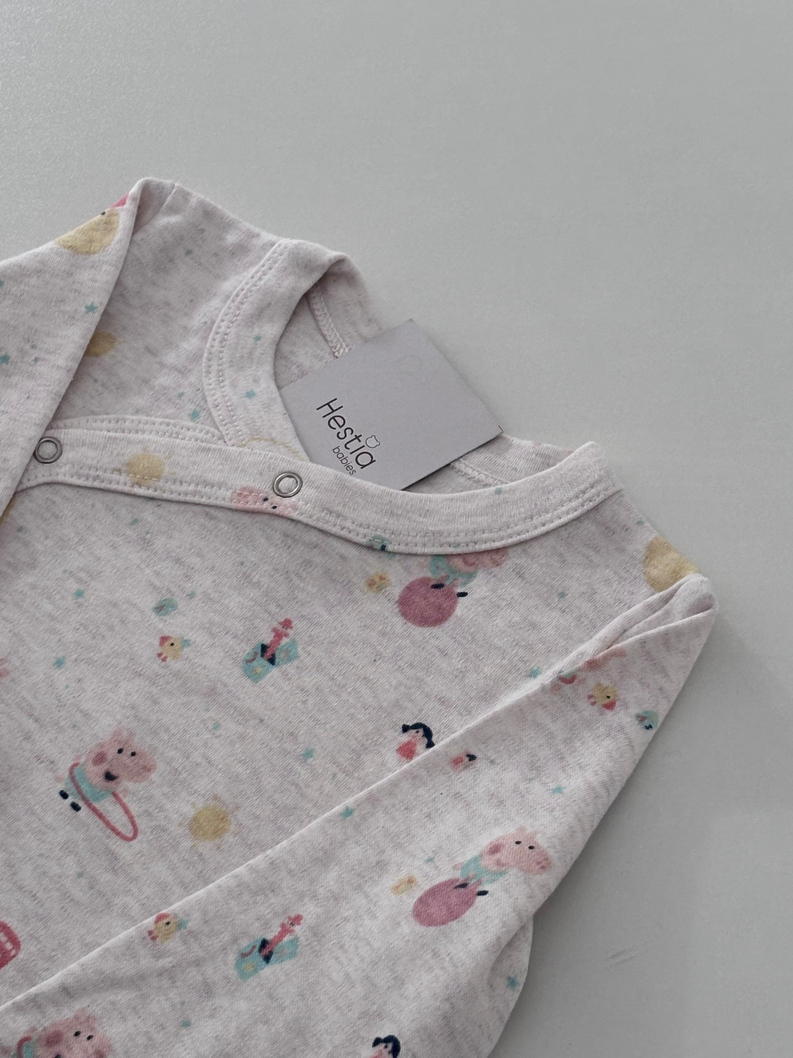 SOFT PIG PRINTED ONESIE