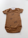 TIGER MUSTARD YELLOW ONESIE 0-2months,6-9months