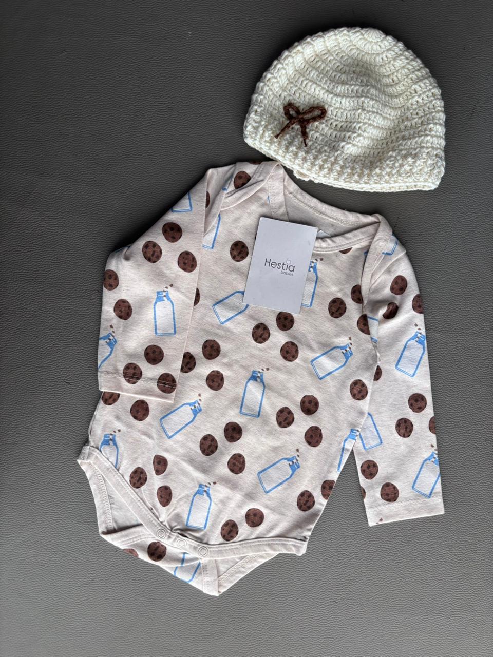 cookie print onesie