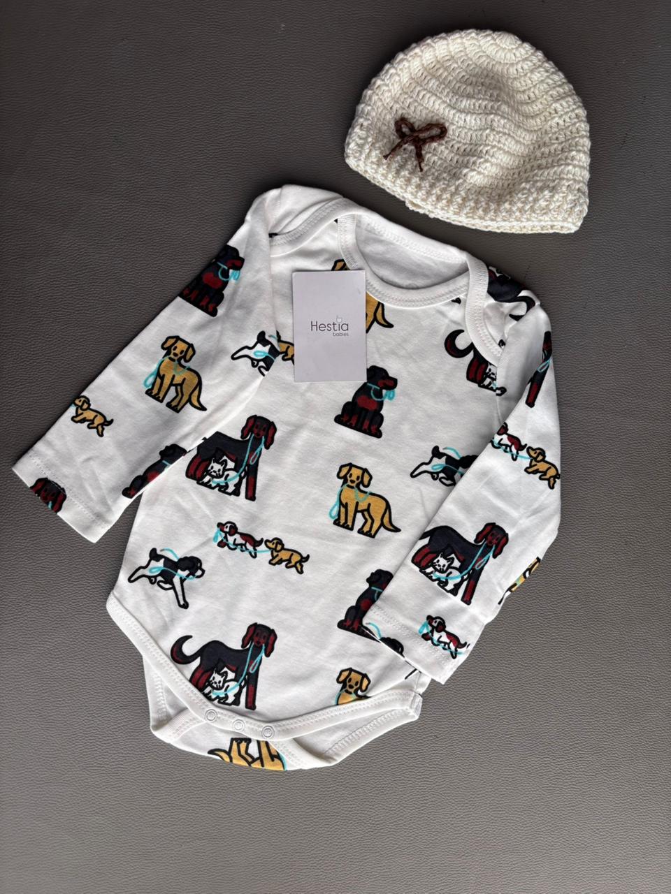 CUTE ANIMAL PRINTED ONESIE  FULLSLEEVE