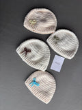 Premium Handmade Baby Cap – Boho Aesthetic, 0–3 Months