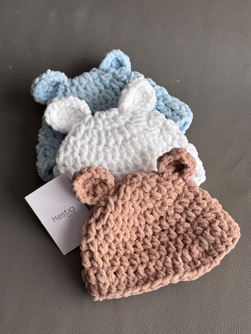 HANDMADE PLUSHY CAP ULTRA SOFT WITH EARS [PREORDER]