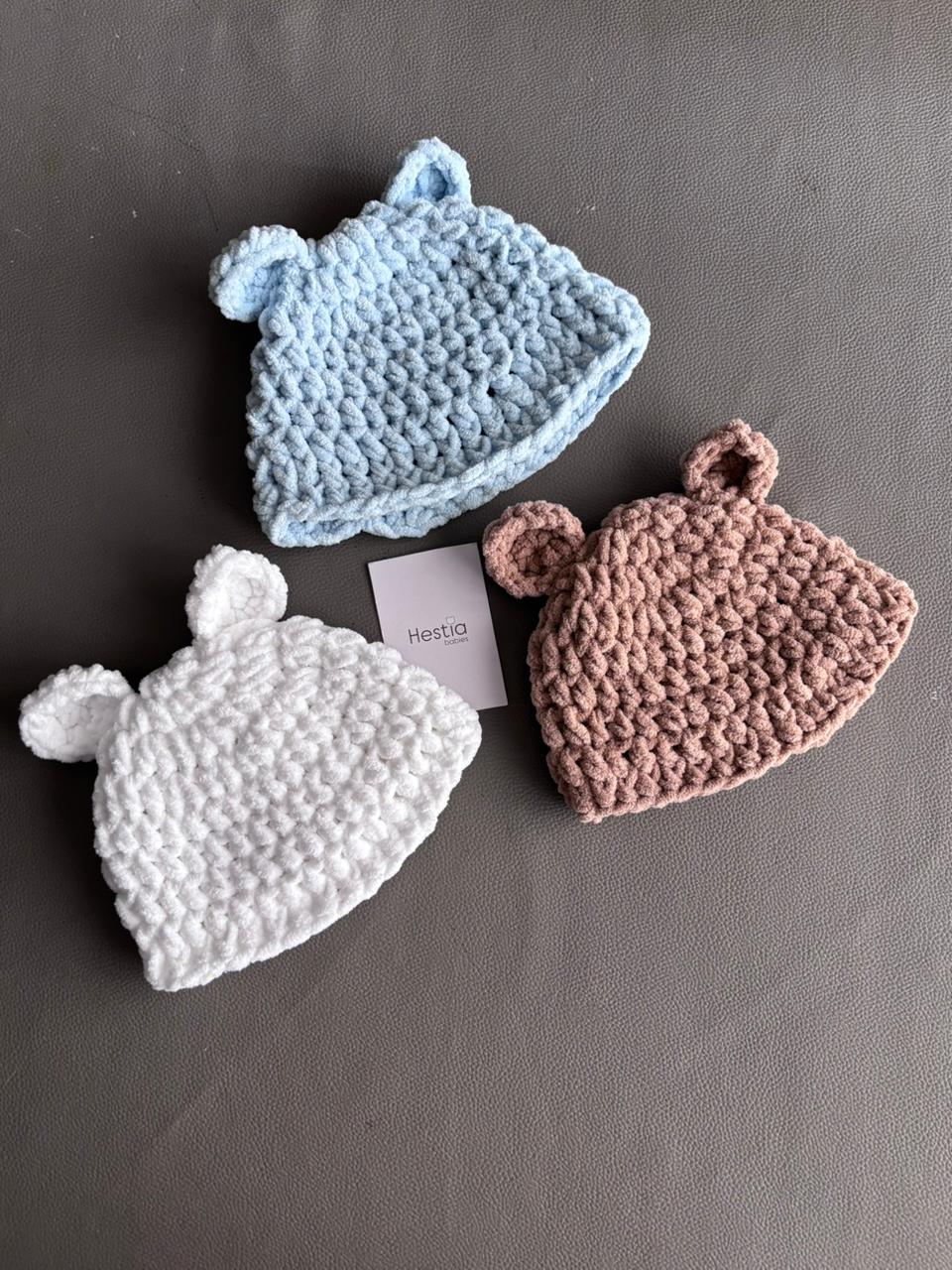 HANDMADE PLUSHY CAP ULTRA SOFT WITH EARS [PREORDER]