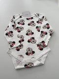 MICKEY FACE OFFWHITE ONESIE  12-18 MONTHS