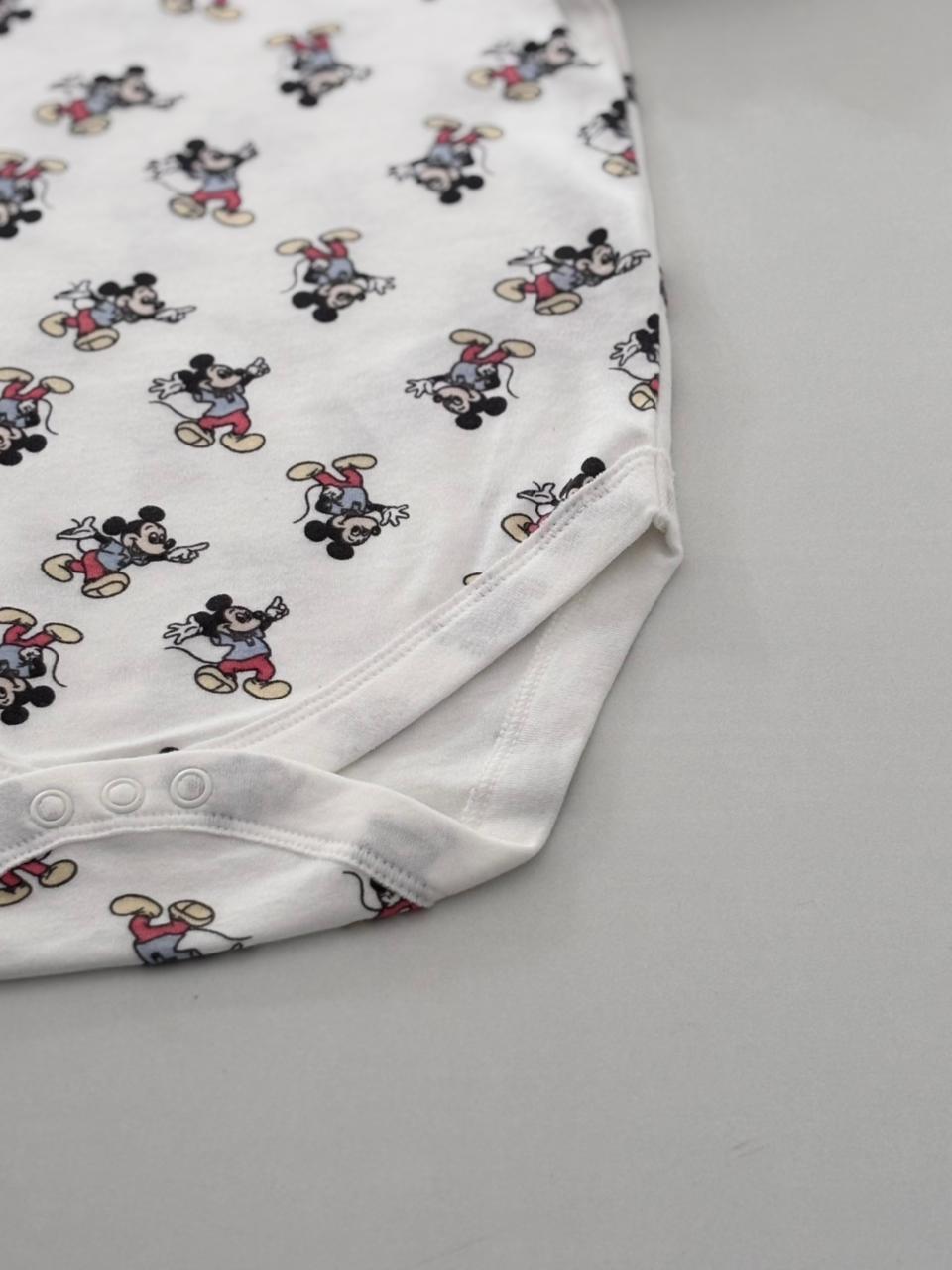 MICKEY FULL BODY OFFWHITE ONESIE 18-24 MONTHS