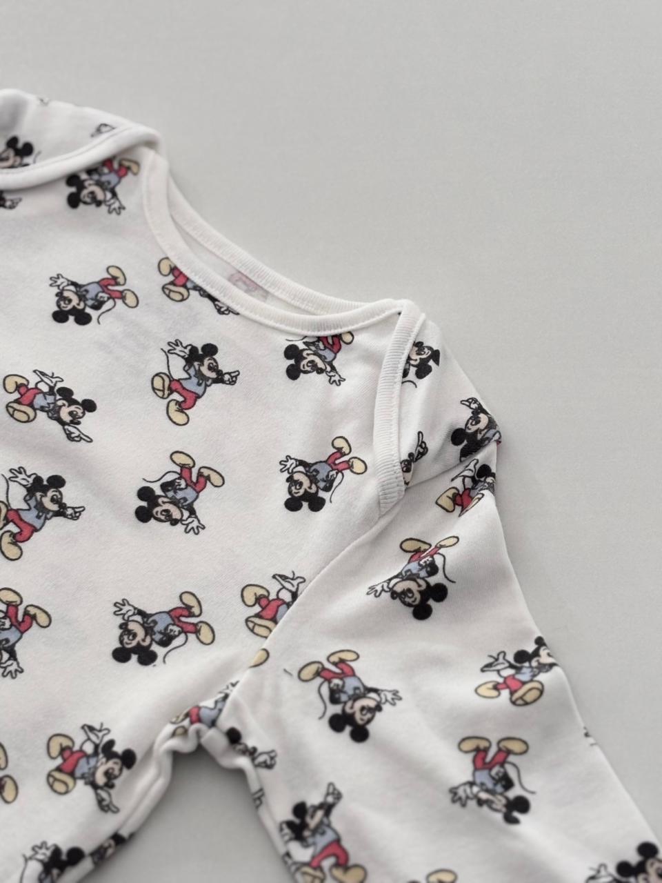 MICKEY FULL BODY OFFWHITE ONESIE 18-24 MONTHS