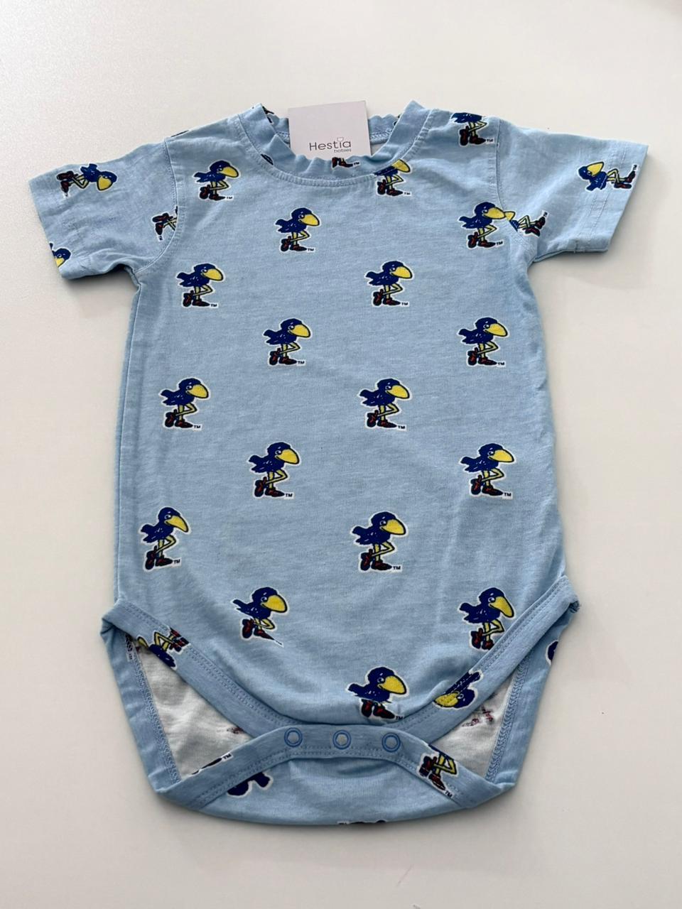 BLUE BIRD ONESIE  12-18 MONTHS