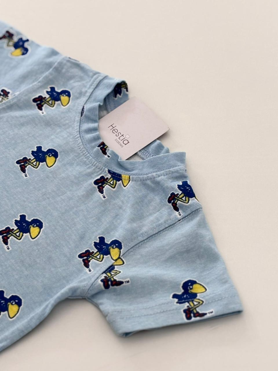BLUE BIRD ONESIE  12-18 MONTHS