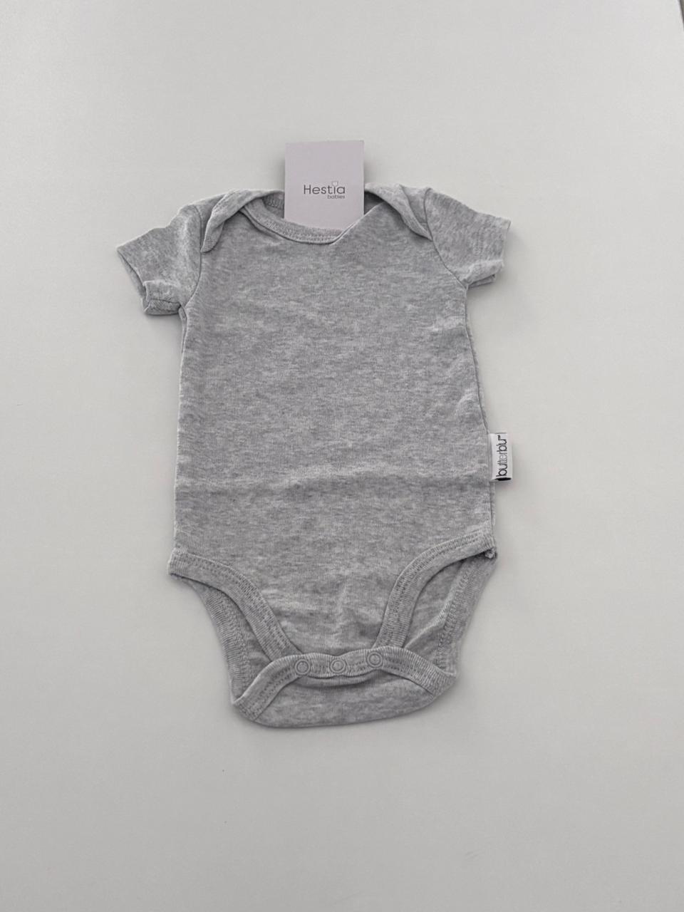 CUSTOM PRINTED BABY ONESIES LIGHT GREY COLOR