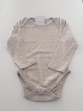 CUSTOM PRINTED BABY ONESIE FULLSLEEVE BEIGE COLOR