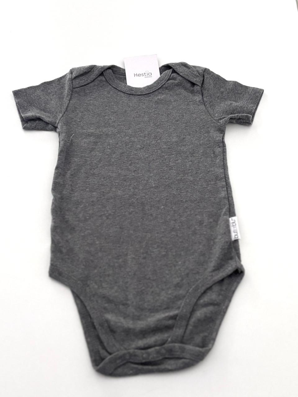 CUSTOM PRINTED ONESIE DARK GREY