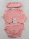 CUSTOMK PRINTED BABY ONESIES PEACH PINK COLOR